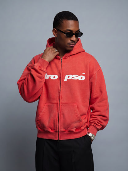Core Zip Washed Coral