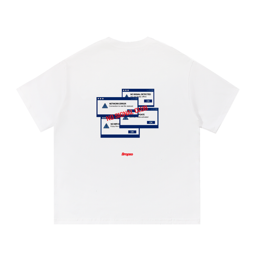 No Signal Tee White