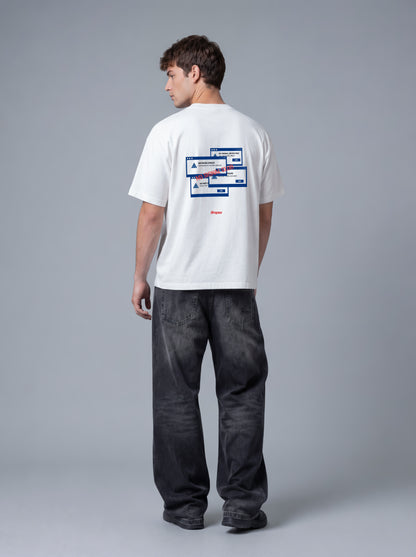 No Signal Tee White